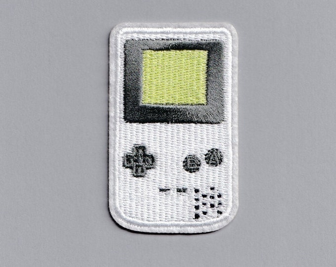 Embroidered Nintendo Gameboy Patch Retro Gameboy Classic Applique Patch Gamer