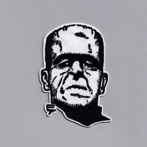 Embroidered Iron-on Frankenstein Patch Horror Movie Classic Film Applique Patch