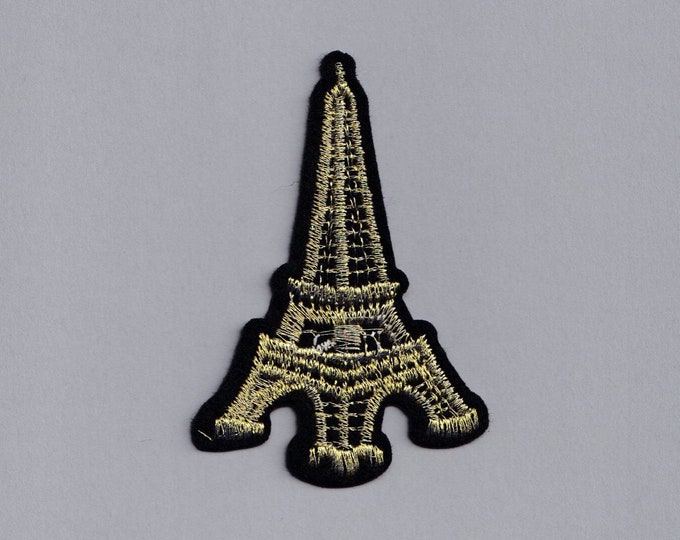 Embroidered Eiffel Tower Patch Applique Iron-on France Paris Travel Patch