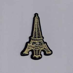Embroidered Eiffel Tower Patch Applique Iron-on France Paris Travel Patch