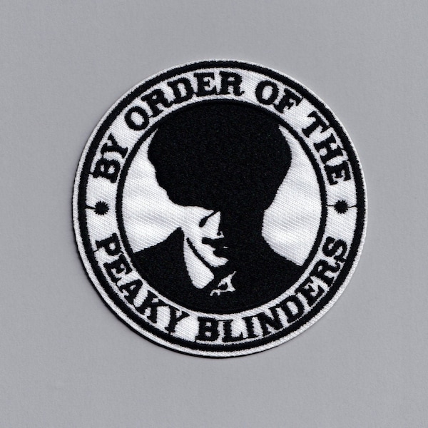 Tommy Shelby Peaky Blinders Patch Iron On Embroidered Peaky Blinders TV Patch Applique