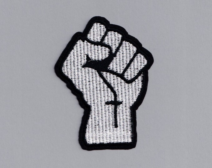 Raised First Protest Patch Iron on Sew on Activist Applique