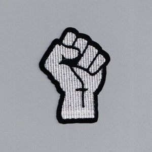 Raised First Protest Patch Iron on Sew on Activist Applique