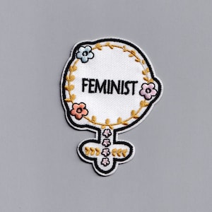 Feminist Patch Applique Iron-on Feminist Female Gender Symbol Patch
