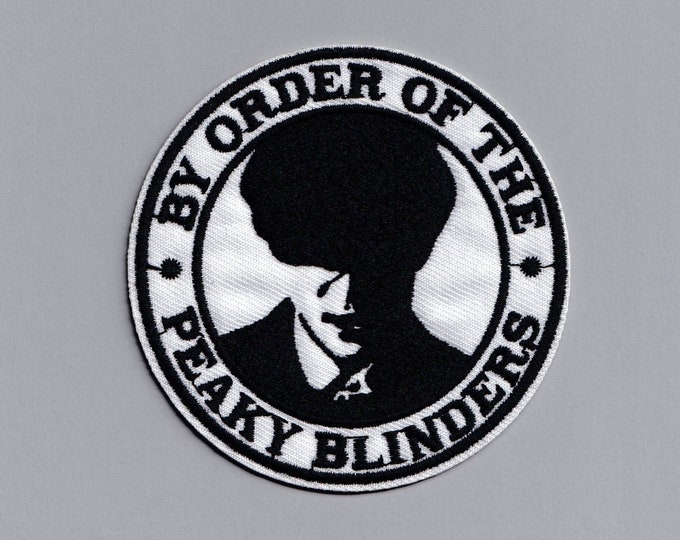 Tommy Shelby Peaky Blinders Patch Iron On Embroidered Peaky Blinders TV Patch Applique