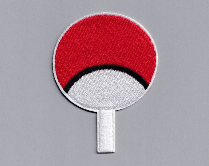 Iron-on Table Tennis Bat Patch Applique Embroidered Ping Pong Paddle Racket