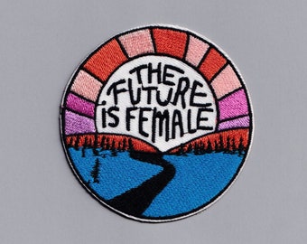 The Future Is Female Patch Applique Feminist Feminism Patches