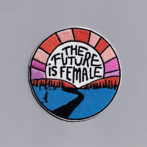 The Future Is Female Patch Applique Feminist Feminism Patches