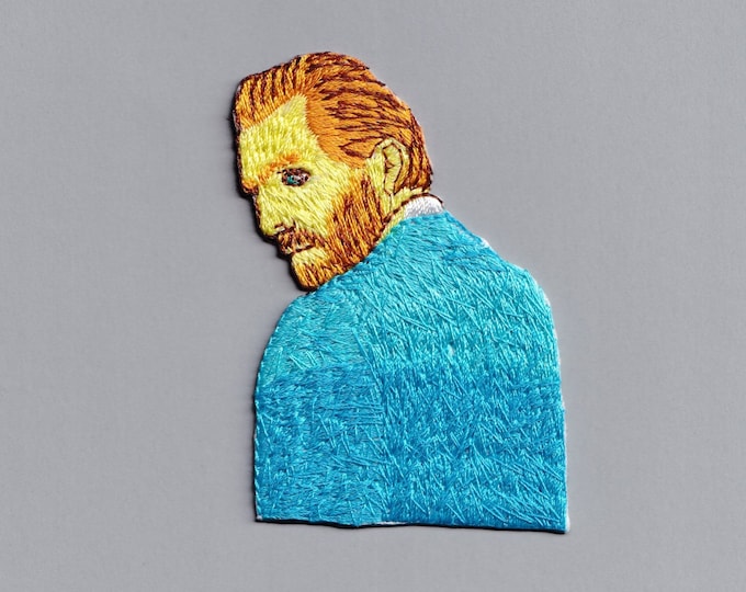 Vincent Van Gogh Embroidered Patch Iron on Applique
