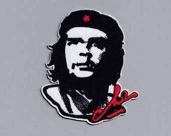 Che Guevara Patch Embroidered Badge Iron Sew On Jacket Jeans Beret - Foto 2