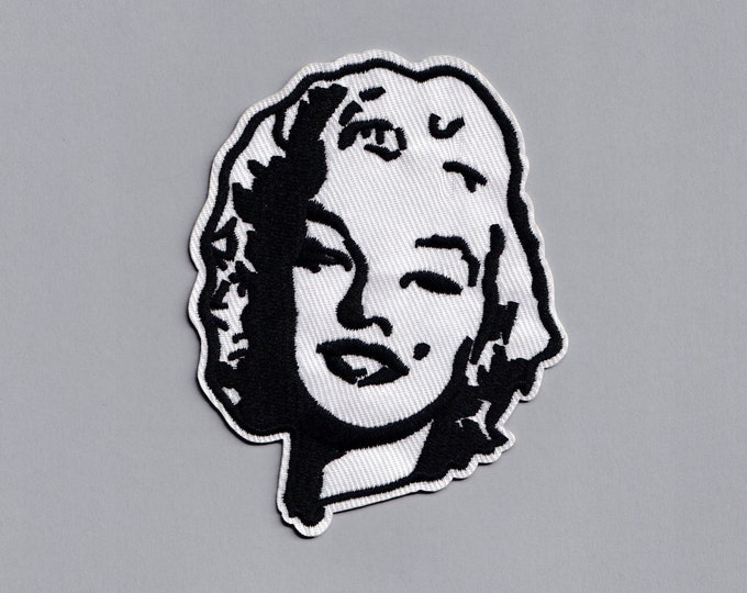 Embroidered Iron on Marilyn Monroe Patch Applique