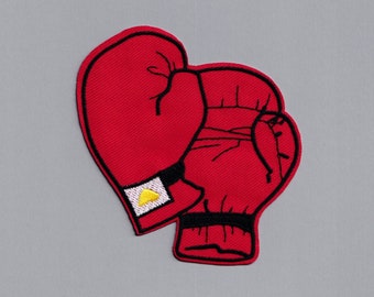 Large Embroidered Boxing Glove Patch Applique