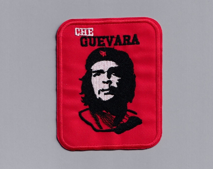 Red Che Guevara Patch Iron-on Embroidered Communism Communist Patch Applique