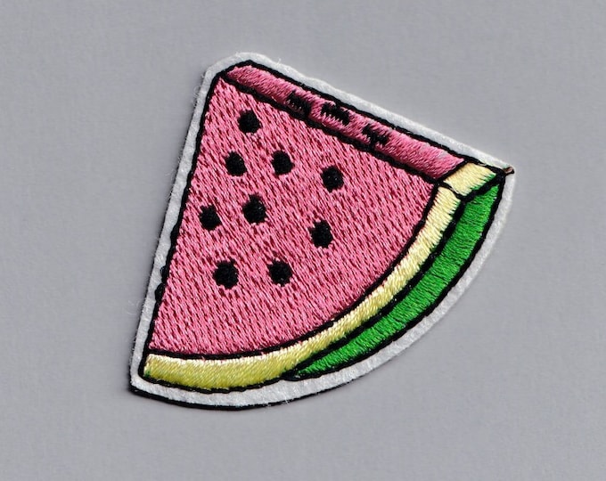 Cute Watermelon Patch Embroidered Iron-on Fruit Applique Patch