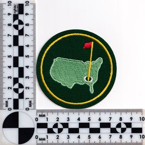 Applique thermocollante brodée d'écusson golf USA vert Golfin image 2