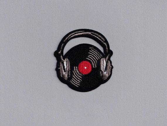 Toppa Termoadesiva Vinile Musicale Retrò - Design Rock Vintage Per Abbigliamento E Accessori - Foto 2