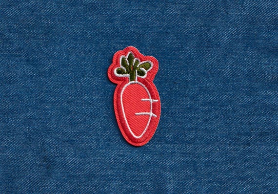 Toppa Termoadesiva Carota – 8 X 4,9 Cm – Ricamo Alta Qualità Per Abiti, Jeans E Borse - 4