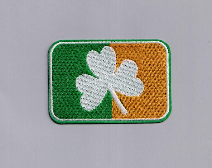 Irish Clover Patch Iron-on Embroidered Ireland Travel St. Patricks Day Patches