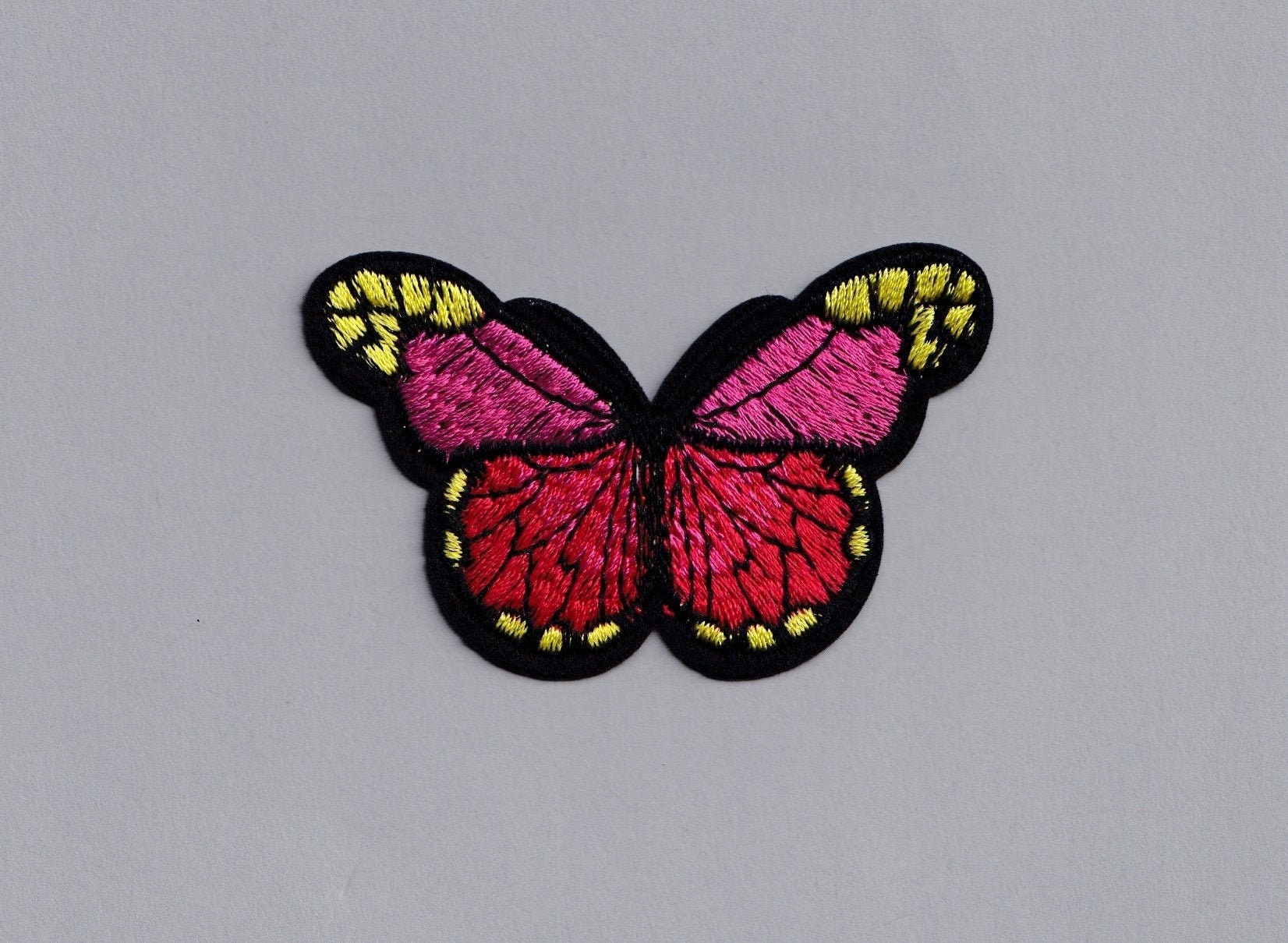 Butterfly Iron-on Patches, 7.5 Cm, Jeans Patches Rainbow Butterfly, Iron-on  Patch 