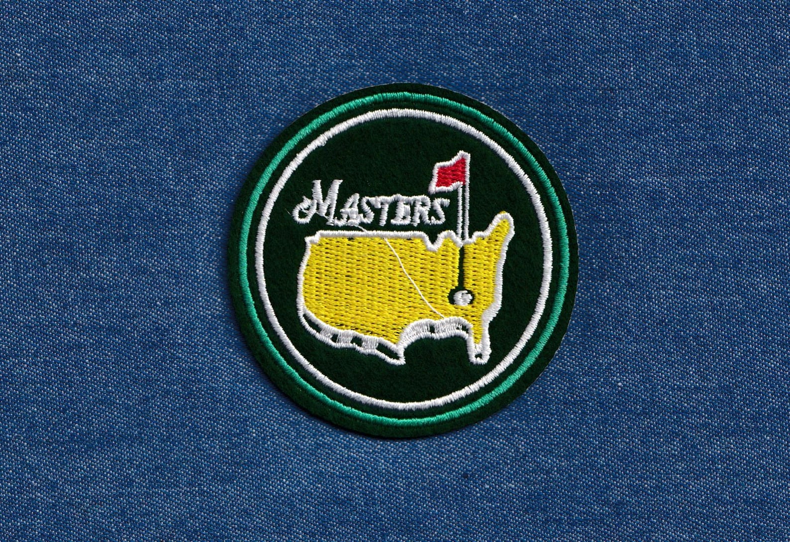 Green US Golf Masters Patch Iron-on Embroidered Golf Applique Patches ...
