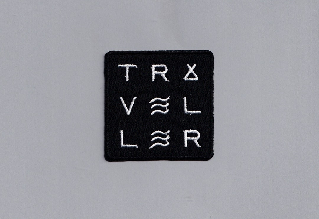 Embroidered Ironon Traveller Patch Backpacking Travelling Etsy