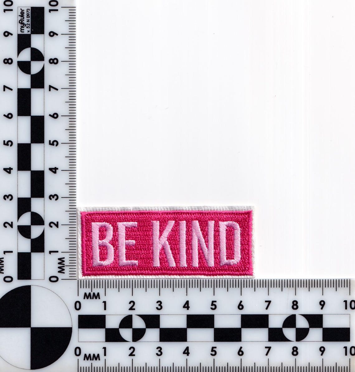 Cute Be Kind Patch Iron-on Embroidered Positive Message Kindness ...