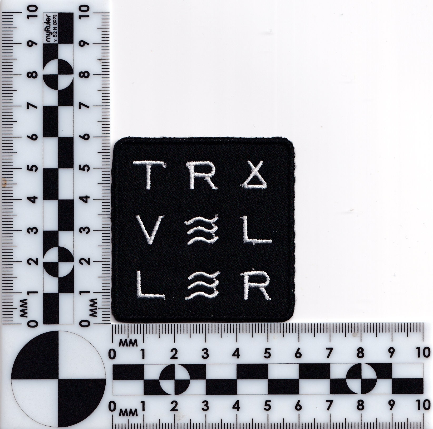 Embroidered Ironon Traveller Patch Backpacking Travelling Etsy