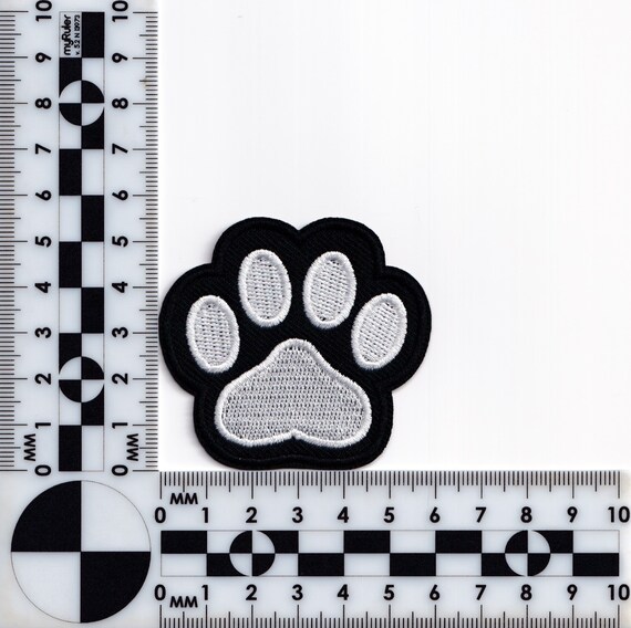 Finally Home Toppa Termoadesiva A Forma Di Zampa Di Cane – Rotonda, Per Abbigliamento E Accessori - 2