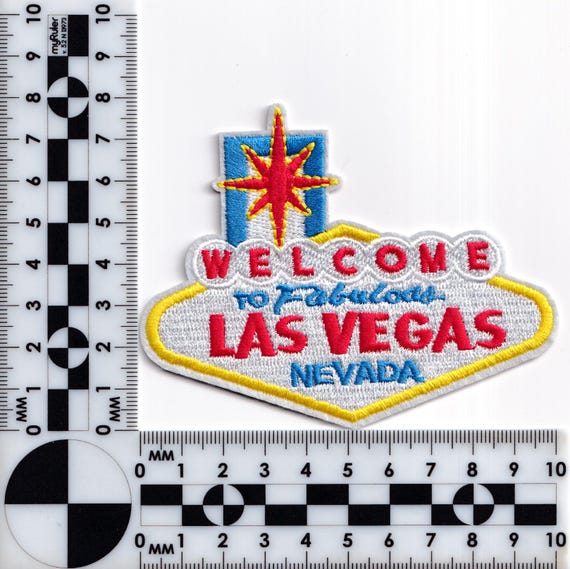 Patch Toppa Ricamata Bandiera Nevada Termoadesivo USA Americano