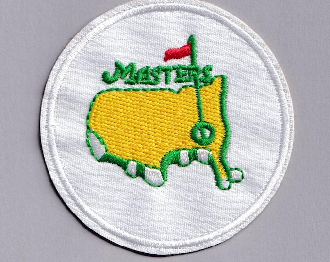 US Golf Masters Patch Iron-on Embroidered Golf Applique Patches