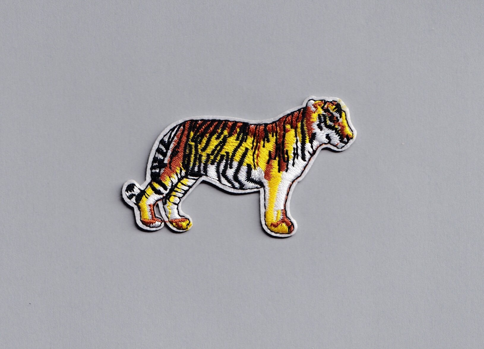 Small Embroidered Patches, Animal Patches, Small Tiger Patch Iron