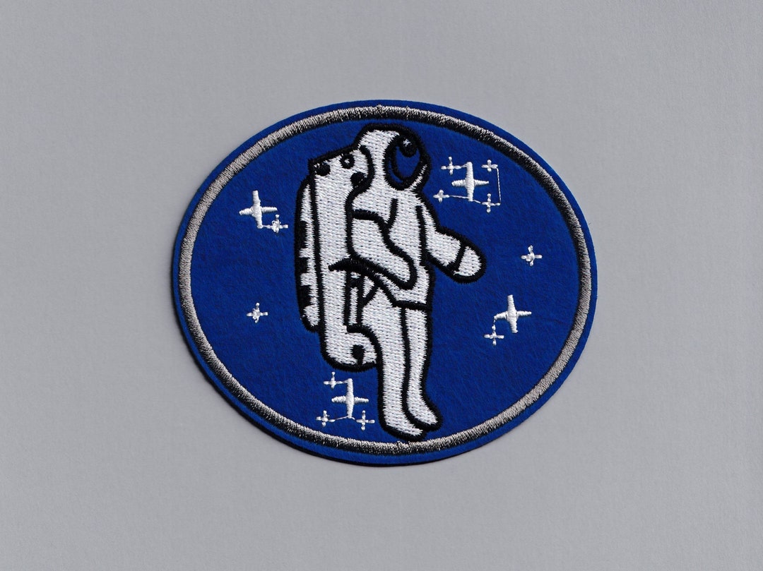 Large Astronaut Space Patch Applique Embroidered Iron on Sew on Space ...
