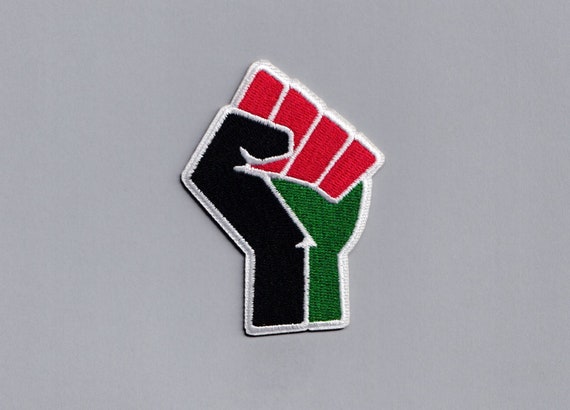 Free Gaza Patch Embroidered Iron-on Free Palestine Raised Fist Applique Patches Palestinian Flag