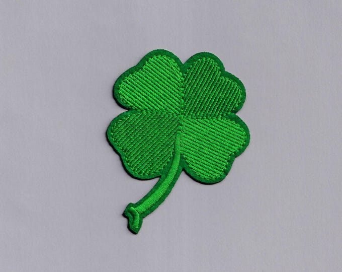Four Leaf Clover Patch Iron-on Embroidered Shamrock Clover Patches Irish
