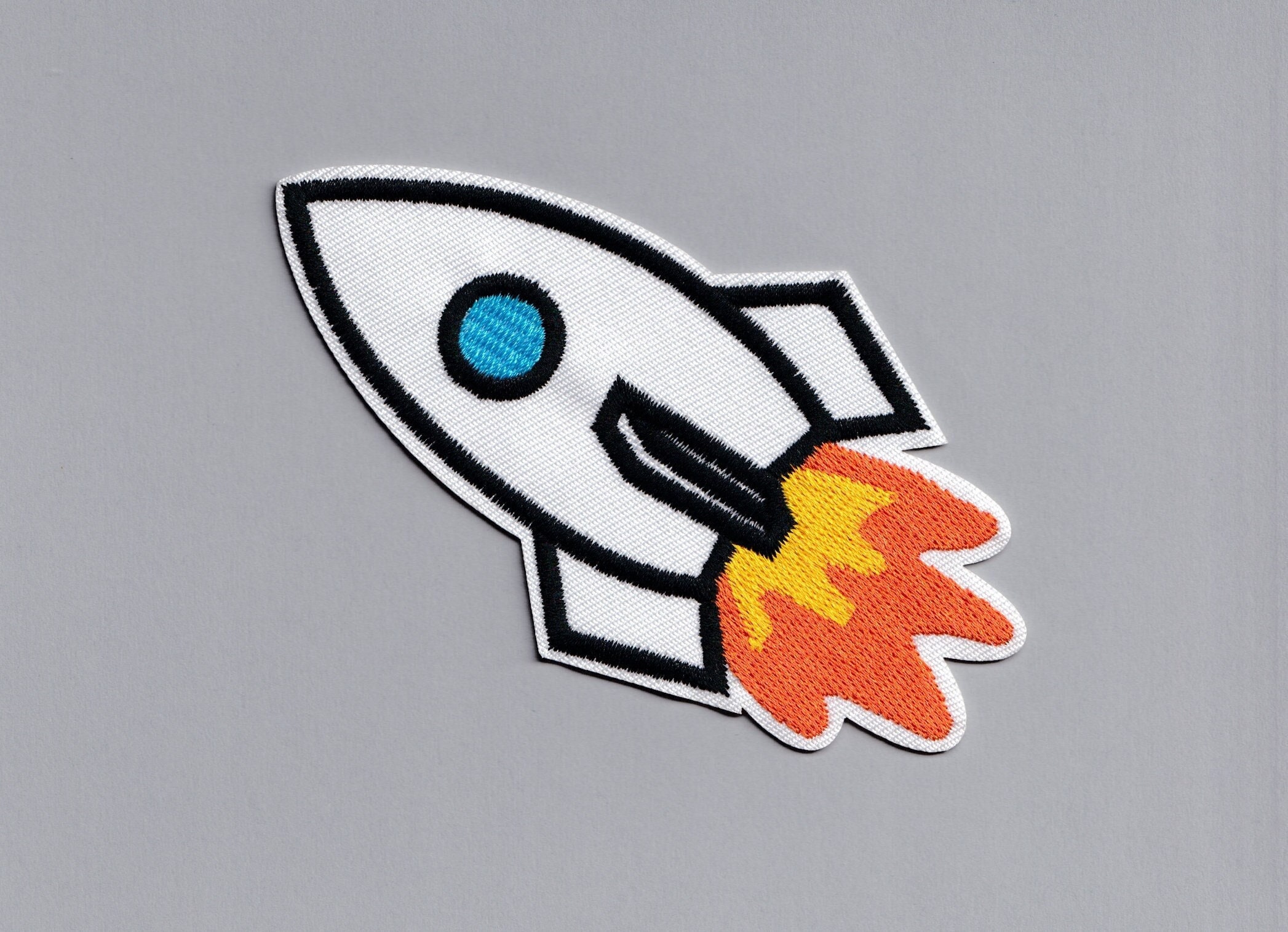 rocket logo aerospace spacecraft embroidery patch for clothes applique  Ironing Decorative DIY Badges patches clothes Accessories