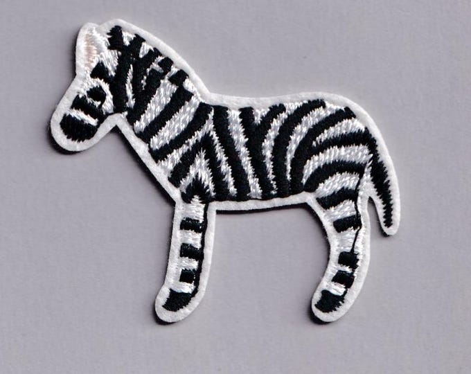 Iron-on Zebra Patch Iron-on Embroidered Zebra Applique Patches