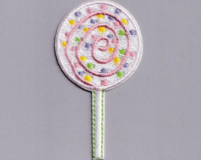 Colourful Kids Lollipop Patch Iron-on Embroidered Lollipop Applique Patches