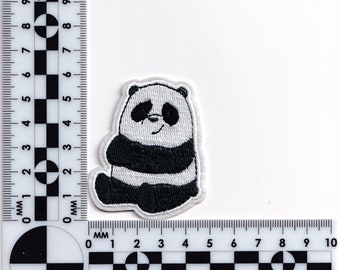  SEWACC 6 Pcs Panda Bear Patch Large Patches for