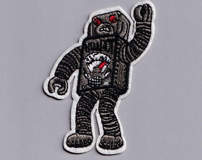 Robot Patch Iron-on Embroidered Robotics Applique Patches