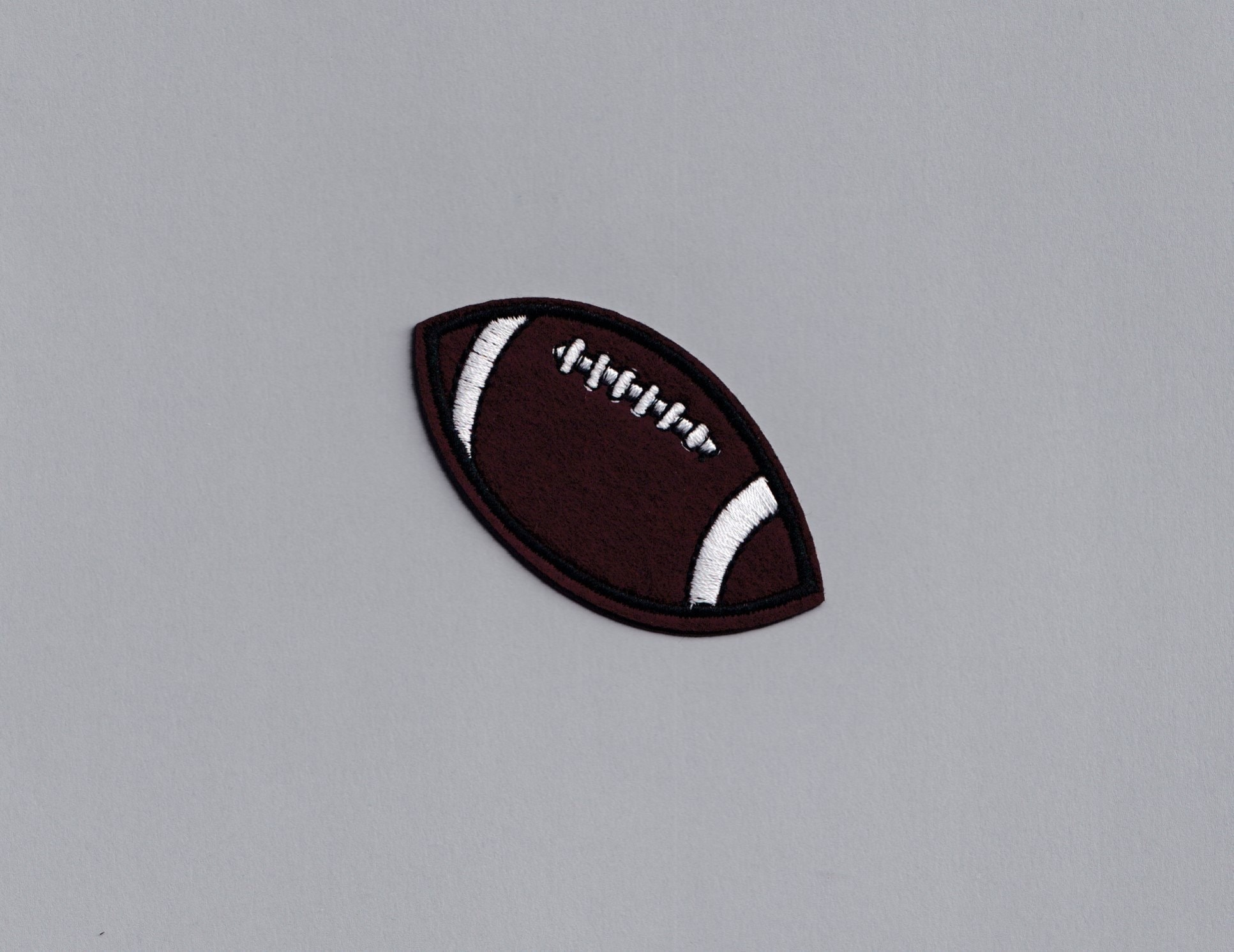 2 Football Iron on Patches, 5cm Soccer Ball Sew on Patch