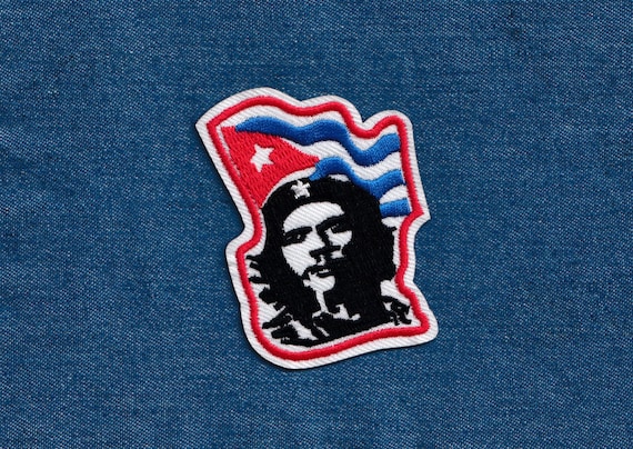 Toppa ricamata che Guevara da cucire con ferro da stiro e ricamo a stella