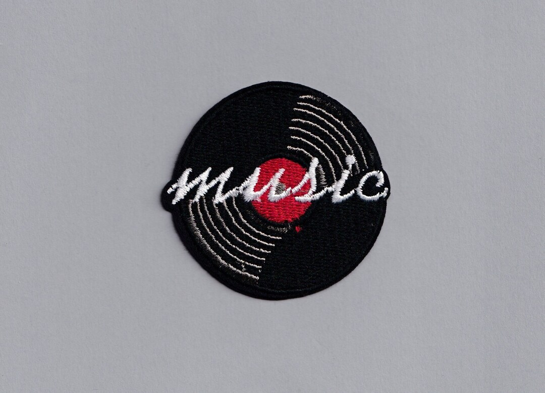 Toppa Termoadesiva Vinile Musicale Retrò - Design Rock Vintage Per Abbigliamento E Accessori - Foto 3