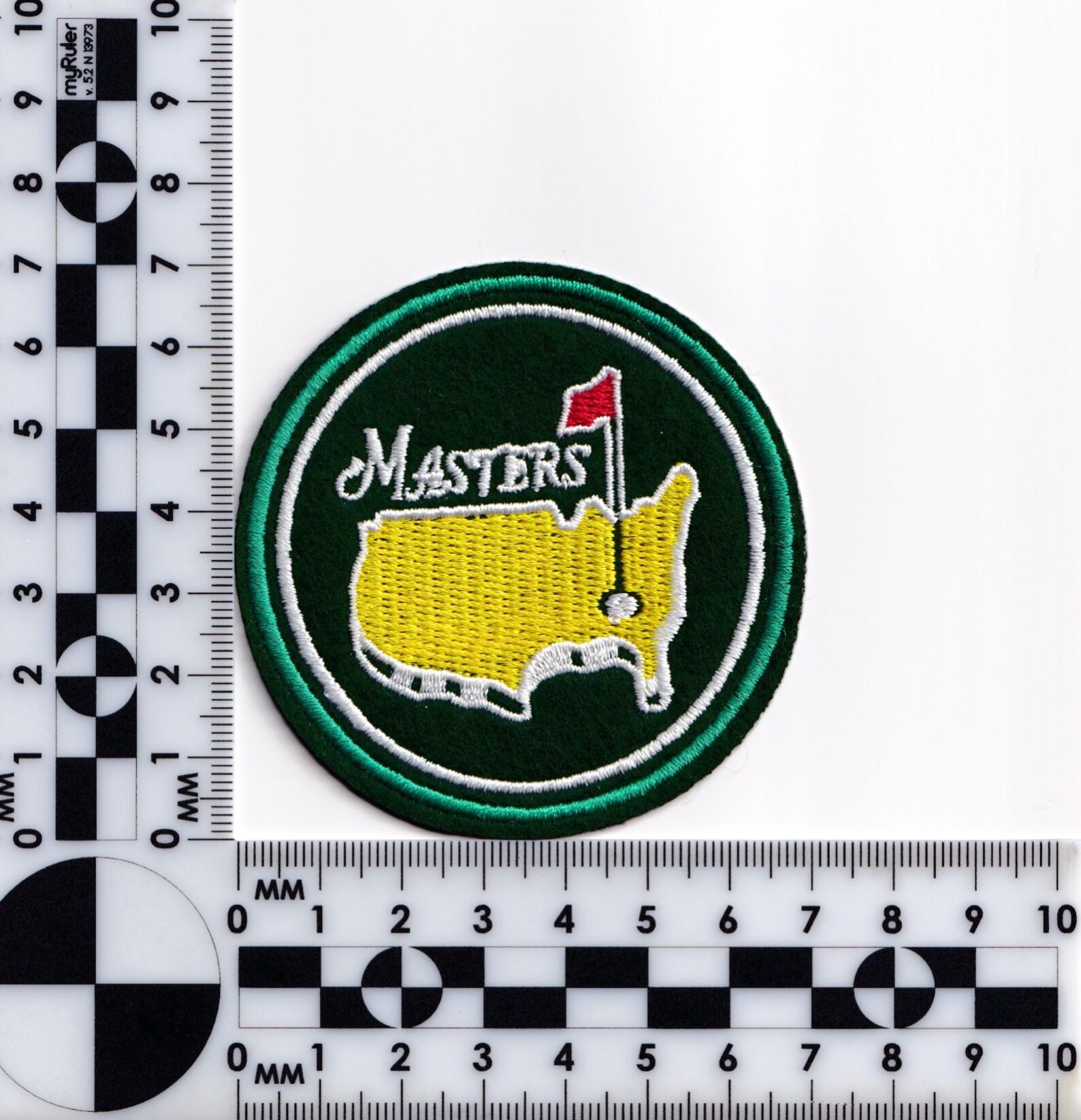 Green US Golf Masters Patch Iron-on Embroidered Golf Applique Patches ...