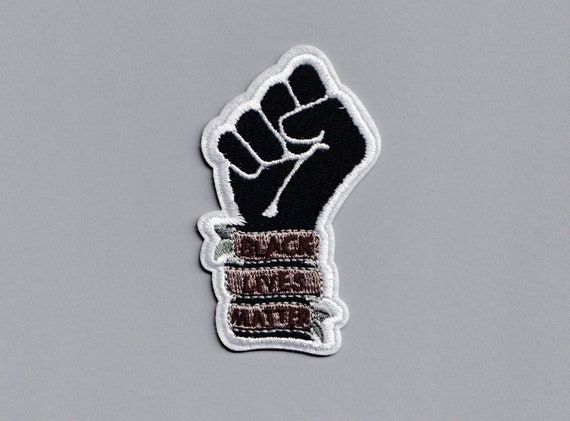 Patch Brodé "All Lives Matter" – 7,5 X 6 Cm – À Coudre Ou Thermocollant – Neuf