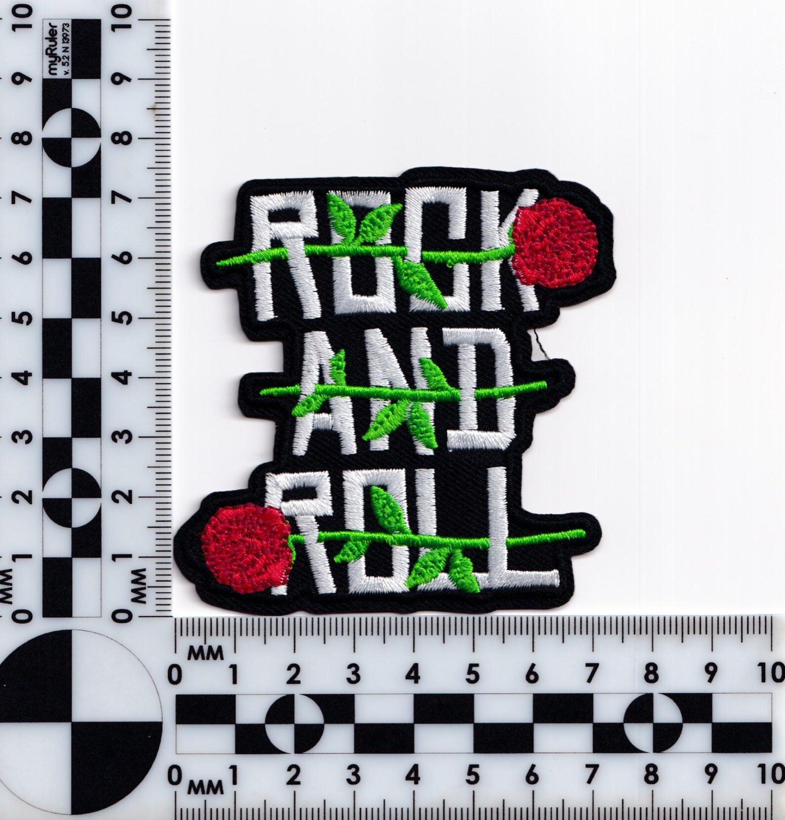Embroidered Iron-on Rock and Roll Patch Applique Premium Quality Rock ...