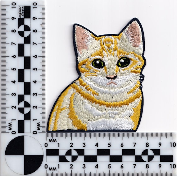 Toppa Personalizzata Con Nome Finally Home Toppa Termoadesiva Da Applicare Con Il Ferro Da Stiro – This Is Fine Cat | Toppe Per Gatti Gatto | Toppe Per Animali Personalizzazione Borse Zaini