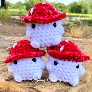 Mini Mushroom Boi | Crochet Plushie | Stuffed Animal