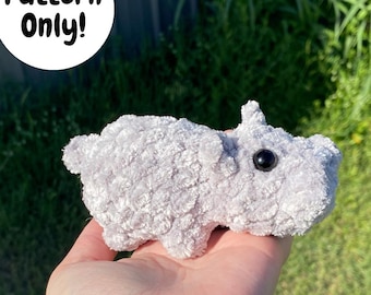 縫わないベビーカバのかぎ針編みパターン：簡単な編みぐるみ（PDFパターン）