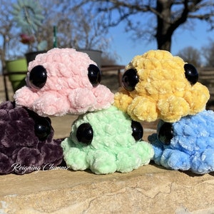 Mini Crochet Octopus Stress and Anxiety Plushie image 2