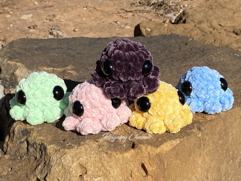 Mini Crochet Octopus Stress and Anxiety Plushie image 1